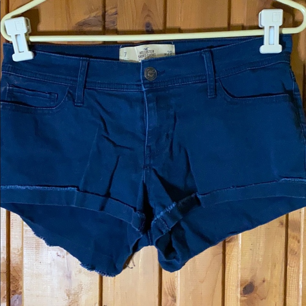 Hollister short short- blue